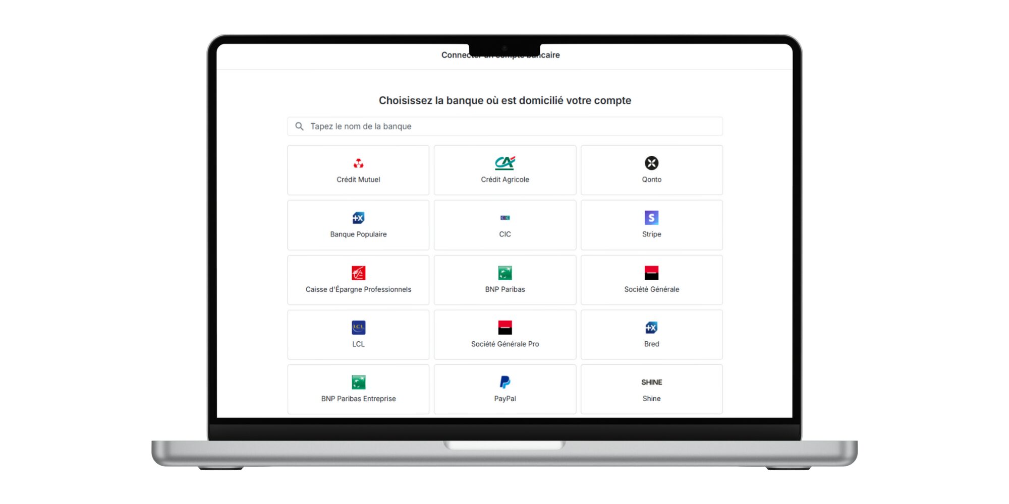 Connectez facilement vos comptes bancaires