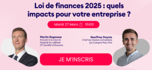 Webinar Loi de finances 2025