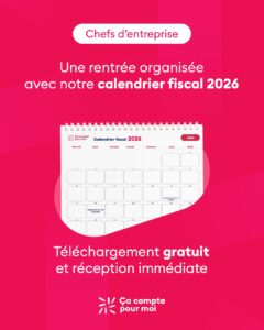 Téléchargez votre Calendrier Fiscal 2026 gratuitement